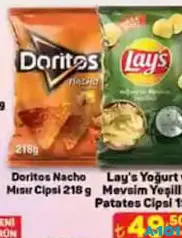 DORİTOS NACHO MISIR CİPSİ 218 G DORİTOS NACHO MISIR CİPSİ 218 G